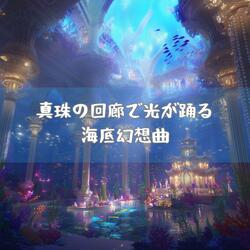 深き瑠璃の水路を行く旅人