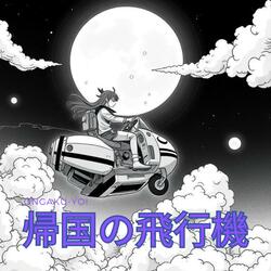 帰国の飛行機