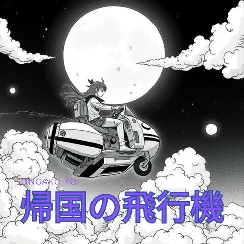 帰国の飛行機