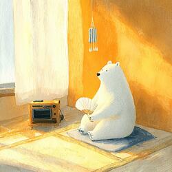 Afternoon Sun with a Fan