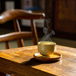 Until the coffee cools (Extended Version)