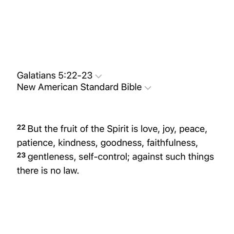 Fruits of the Spirit