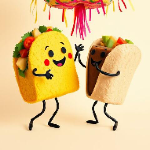 she's got a taco and he's got a burrito // AI Comedy Soundtrack