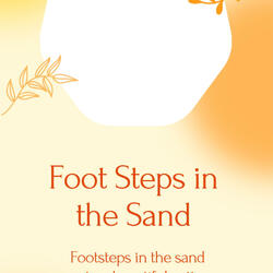 footprints' in the sand