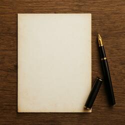 Weißes Blatt Papier