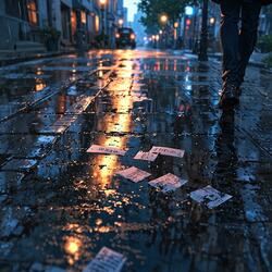 Cartas bajo la lluvia