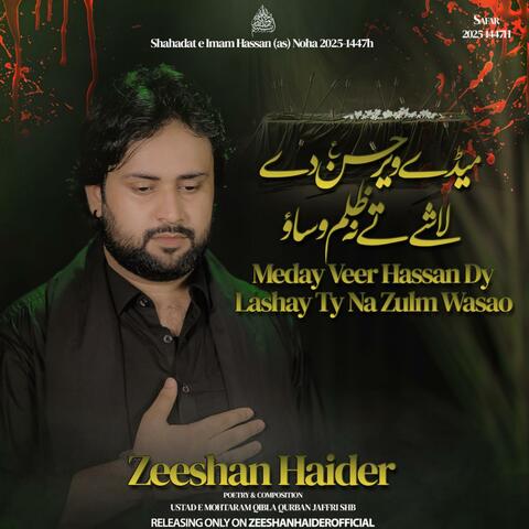 Meday Veer Hassan Dy Lashay Ty Na Zulm Wasao New Noha Sahadat Imam Hassan as (feat. Zeeshan Haider)