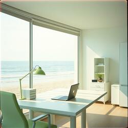 Office Work in Malibu