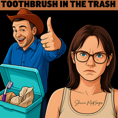 Toothbrush in the trash