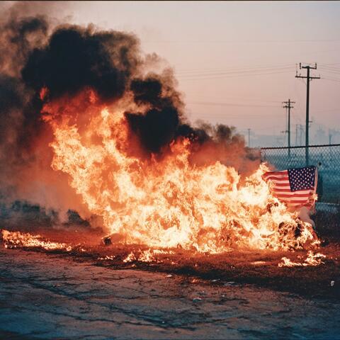 Semi-Automatic Patriotic Flag Burning