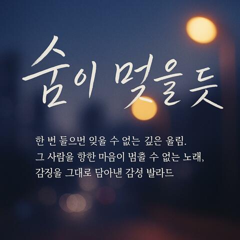 숨이 멎을듯