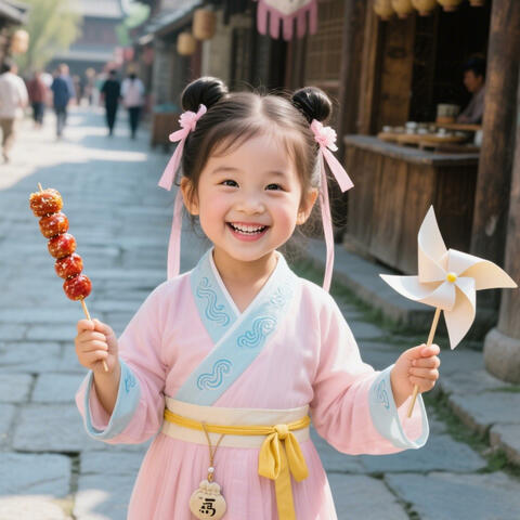 东汉小女孩童谣