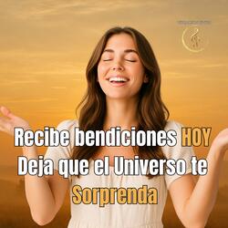 Recibe Bendiciones Hoy, Deja que el Universo te Sorprenda
