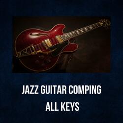 Jazz guitar comping backing track Bb