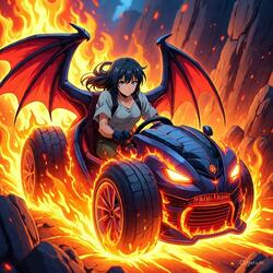 I drive in the bowels of hell