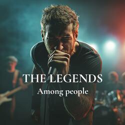 Among people