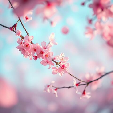 Cherry Blossoms Drift