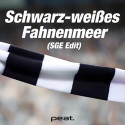 Schwarz-weißes Fahnenmeer (SGE Edit)