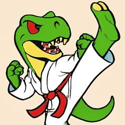 Taekwondo T-Rex