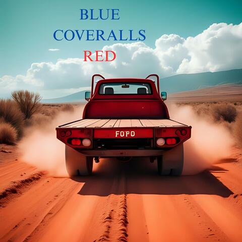 Blue Coveralls Red