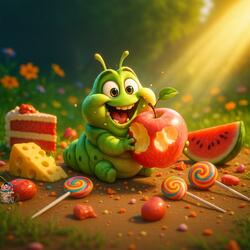 The Very Hungry Caterpillar (Ukulele Bedtime Song)