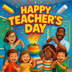 Happy Teacher's Day | Chalk Chalk Clap | Book Book Snap