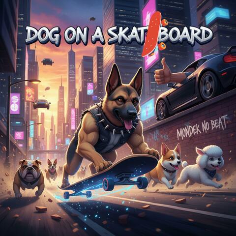 Dog on a Skateboard