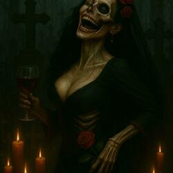 Mulher Lucifer (Ponto de Rosa Caveira)