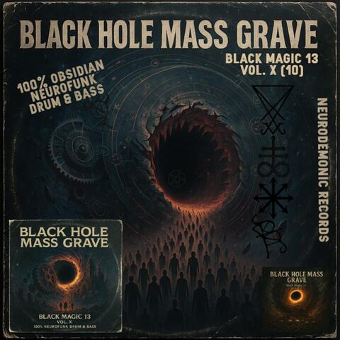 Vol. X (10) Black Hole Mass Grave BM13 100% Obsidian Neurofunk Drum & Bass NEURODEMONIC RECORDS