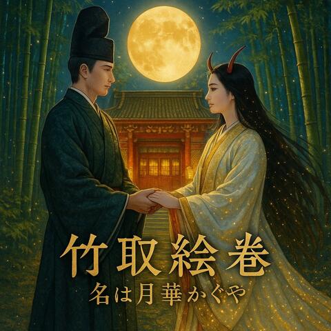 竹取絵巻名は月華かぐや