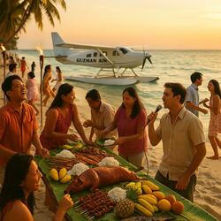 Lass uns fliegen auf die Philippinen