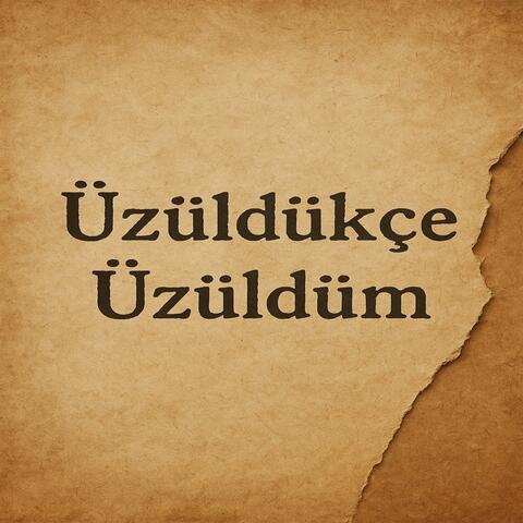 Üzüldükçe Üzüldüm