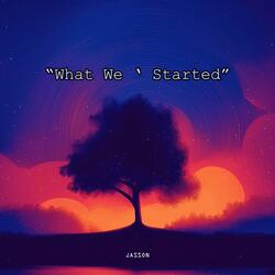 What We Started