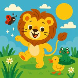 Farben tanzen im Wind