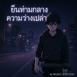 ยืนท่ามกลางความว่างเปล่า