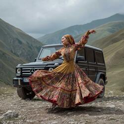 Chechen Ekaterina Lezginka Dance