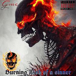Burning flesh of a sinner