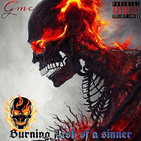 Burning flesh of a sinner