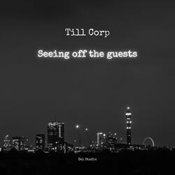 Seeing off the guests