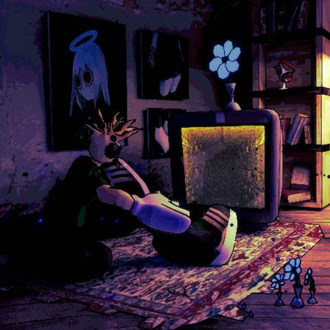 at home playing video games