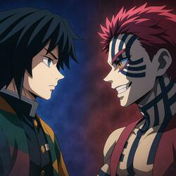 Demon Slayer: Infinity Castle | Marked Giyuu Tomioka vs Akaza (Epic Version)