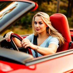 RED HOT BEAMER GIRL