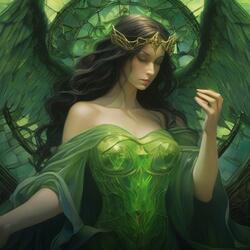 Green Sword of Light Crafted to Protect v6r7