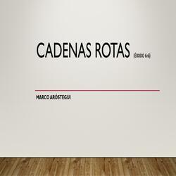 Cadenas Rotas (Éxodo 6:6)