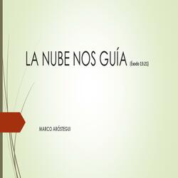 La Nube Nos Guía (Éxodo 13:21)