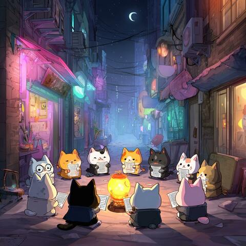 路地裏の猫会議で流れているコミックソング