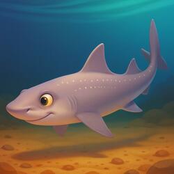 The Starry Smooth-hound Shark (Mustelus asterias) Educational Song for Kids | Nursery Rhymes