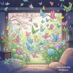 Paper butterflies