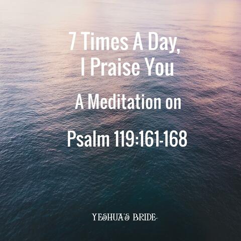 7 Times A Day, I Praise You (A Meditation on Psalm 119:161-168)