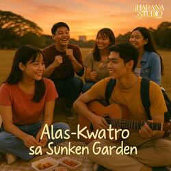 Alas-Kwatro Sa Sunken Garden
